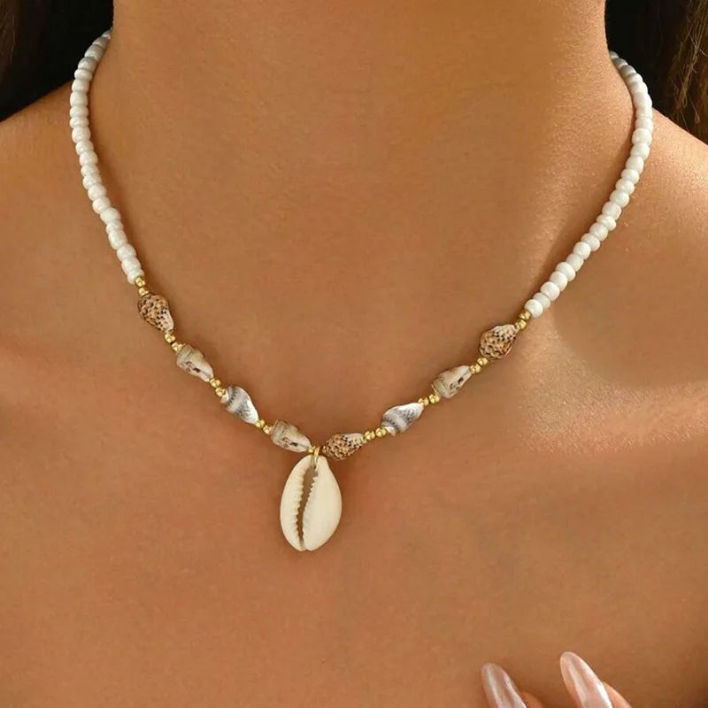 Starfish Beaded Choker