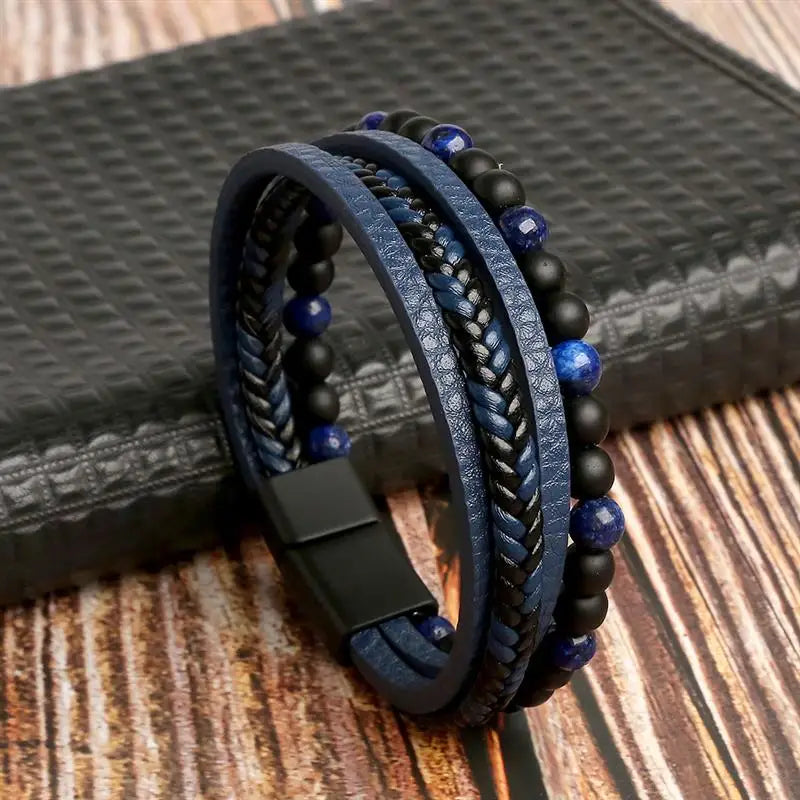 Multilayer Leather Rope Bracelet