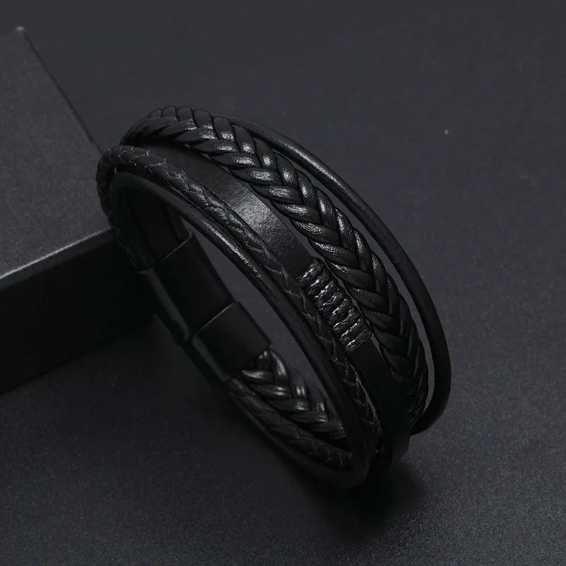 Braided Leather Bracelet