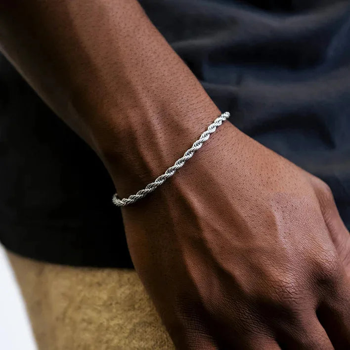 Twisted Rope Chain Bracelet