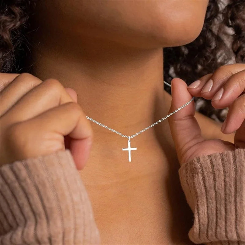 Classic Cross Pendant Necklace