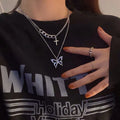 Vintage Layered Pendant Necklace