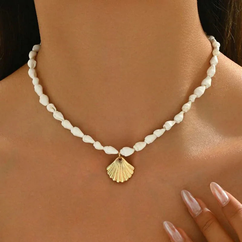 Starfish Beaded Choker