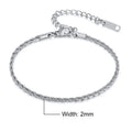 Twisted Rope Chain Bracelet