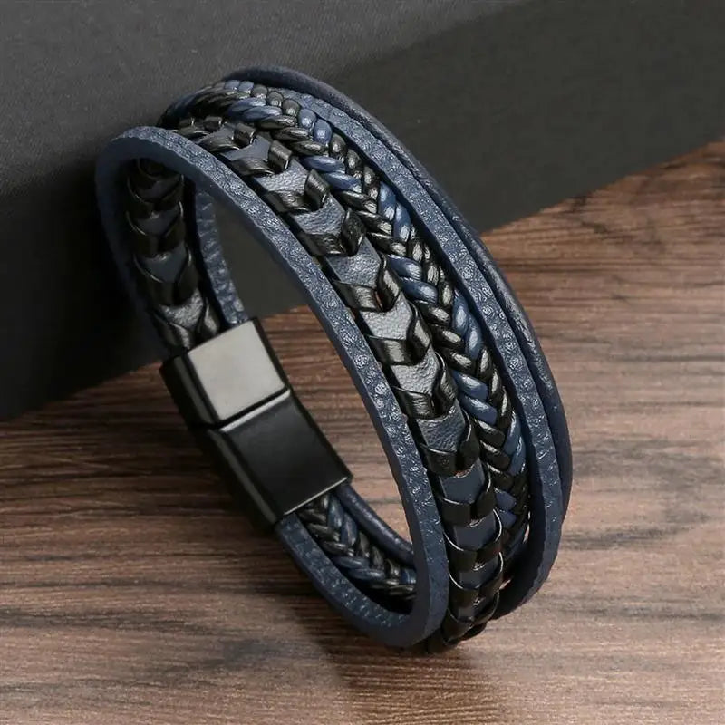 Multilayer Leather Rope Bracelet